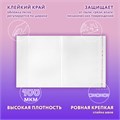 Обложки ПЭ для тетрадей и учебников, НАБОР "20 шт. + 1 шт. в ПОДАРОК", ПЛОТНЫЕ, 100 мкм, универсальные, прозрачные, ЮНЛАНДИЯ, 272703 272703