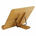 Подставка для книг и планшетов большая бамбуковая BRAUBERG, 34х24 см, регулируемый наклон, 237896 237896