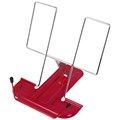 Подставка для книг и учебников BRAUBERG LINE, металлическая, красная, европодвес, 237965 237965