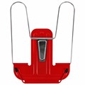 Подставка для книг и учебников BRAUBERG LINE+, металлическая, красная, европодвес, 238070 238070