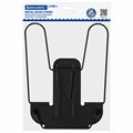 Подставка для книг и учебников BRAUBERG LINE+, металлическая, черная, европодвес, 238214 238214