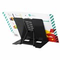Подставка для книг и учебников BRAUBERG, Black, регулируемый наклон, металл, 238057 238057