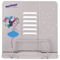 Подставка для книг и учебников ЮНЛАНДИЯ "Flower girl", регулируемый наклон, металлическая, 237578 237578