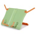 Подставка для книг и учебников ЮНЛАНДИЯ, регулируемый наклон, ABS-пластик, светло-зеленая, 237898 237898