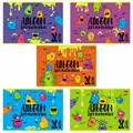 Альбом для рисования, А4, 20 л., скоба, обложка картон, выборочный лак, HATBER, 205х290 мм, "Монстрики", 074632, 20А4вмВ 106530