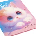 Дневник 1-4 класс 48 л., твердый, BRAUBERG, выборочный лак, с подсказом, "Котик", 107161 107161