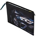 Папка для тетрадей BRAUBERG А4, 1 отделение, полиэстер, на молнии, с ручкой, Super car, 272171 272171