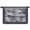 Папка для труда BRAUBERG А4, 2 отделения, пластик, молния сверху, органайзер, "Graffiti", 272215 272215