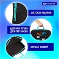 Папка на молнии с ручками BRAUBERG А4, 1 отделение, полиэстер, 80 мм, "Play sleep repeat", 272181 272181