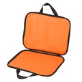 Папка на молнии с ручками STAFF EVERYDAY, А4, полиэстер, ярко-оранжевая, 270735 270735