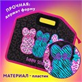Папка-сумка ЮНЛАНДИЯ, 1 отделение, фетровые ручки, 34х30х11 см, Bunny squad, 272205 272205