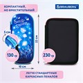 Пенал BRAUBERG, 1 отделение, 1 откидная планка, EVA, 22х10х5 см, "Sweet dreams", 270704 270704