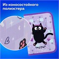 Пенал ПИФАГОР, 1 отделение, 2 откидные планки, полиэстер, 20х14 см, "Falling cat", 272287 272287
