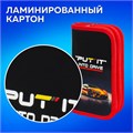 Пенал ПИФАГОР, 2 отделения, ламинированный картон, 19х11 см, "Cool wheels", 272248 272248