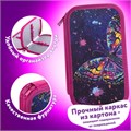 Пенал ЮНЛАНДИЯ, 2 отделения, ламинированный картон, 19х11 см, "Colorful butterfly", 270886 270886