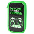 Пенал ЮНЛАНДИЯ, 2 отделения, ламинированный картон, конгрев, 19х11 см, "Gaming", 272294 272294