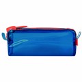 Пенал BRAUBERG с объемной "тракторной" молнией, 1 отделение, ПВХ, 22х8х6,5 см, "Contrast blue", 272341 272341