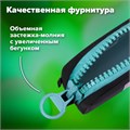 Пенал BRAUBERG с объемной "тракторной" молнией, 1 отделение, ткань, 22х8х6,5 см, "Cool anime", 272342 272342
