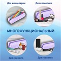 Пенал BRAUBERG, мех, 21х6х6 см, фиолетовый, 272280 272280
