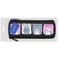 Пенал мягкий BRAUBERG, 3 отделения, нейлон, 21х7х7 см, "Anime Cats", 271580 271580