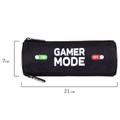 Пенал мягкий BRAUBERG, 3 отделения, нейлон, 21х7х7 см, "Gamer", 270841 270841