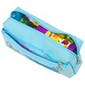 Пенал мягкий ЮНЛАНДИЯ, 2 отделения, полиэстер, "Bunny", голубой, 20х7х9 см, 228987 228987