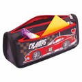 Пенал мягкий ЮНЛАНДИЯ, 2 отделения, полиэстер, "Car champion", черный, 21х6х9 см, 228982 228982