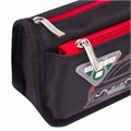 Пенал мягкий ЮНЛАНДИЯ, 2 отделения, полиэстер, "Speed car", черный, 21х6х9 см, 270273 270273