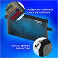 Пенал-конверт BRAUBERG, сетка, 22x10 см, черный, 272237 272237