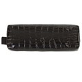 Пенал-косметичка BRAUBERG "Ultra black", "крокодиловая кожа", 20х6х4 см, 223909 223909