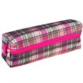 Пенал-косметичка BRAUBERG полиэстер, ассорти 5 цветов, "Шотландия", 20х6х4 см, дисплей, 223897 223897