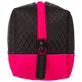 Пенал-косметичка BRAUBERG, мягкий, "Black&Bright", черно-розовый, 21х5х5 см, 229006 229006