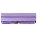 Пенал-косметичка ЮНЛАНДИЯ, 1 отделение, 2 кармана, полиэстер, "Flamingo", фиолетовый, 20х6х8 см, 270260 270260