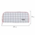 Пенал-органайзер BRAUBERG, 2 откидные планки, полиэстер, 23x9х7 см, "Checkered white", 272315 272315