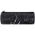 Пенал-тубус BRAUBERG, с эффектом Soft Touch, мягкий, "Black marble", 22х8 см, 271569 271569