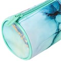 Пенал-тубус BRAUBERG, с эффектом Soft Touch, мягкий, "Mint marble", 22х8 см, 271568 271568