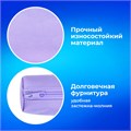 Пенал-тубус ПИФАГОР на молнии, ткань, пастельно-фиолетовый, 20х5 см, 272259 272259