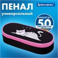 Пенал-футляр BRAUBERG, 1 отделение, органайзер, полиэстер, 22x9х5 см, "Don't wake up", 272311 272311
