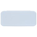 Пенал пластиковый BRAUBERG, пастельный голубой, наклейки в комплекте, 21х9х3 см, 272272 272272