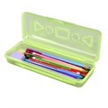 Пенал пластиковый ПИФАГОР тонированный, ассорти 4 цвета, 20х7х4 см, 228113 228113