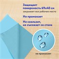 Клеёнка настольная ПИФАГОР для уроков труда, ПВХ, голубая, 69х40 см, 228116 228116