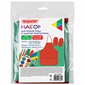 Набор для уроков труда ПИФАГОР, клеенка ПВХ, накидка фартук с нарукавниками, красная, 227061 227061