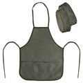 Накидка фартук с нарукавниками для труда ПИФАГОР, 3 кармана, стандартный размер, 44x55 см, хаки, 271095 271095