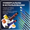 Кисти BRAUBERG PREMIUM, набор 10 шт. (круглые пони - 5 шт., синтетика - 3 шт., плоские щетина - 2 шт.), блистер, 201023 201023