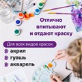 Кисти ЮНЛАНДИЯ, набор 5 шт. (СИНТЕТИКА: круглые № 1, 2, 3, 4, 5), блистер с европодвесом, 200895 200895