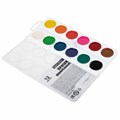 Краски акварельные BRAUBERG 12 цветов "Аниме", медовые, круглые кюветы, 192552 192552