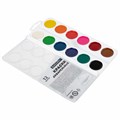 Краски акварельные BRAUBERG 12 цветов "Футбол", медовые, круглые кюветы, 192565 192565