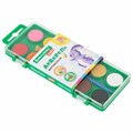 Краски акварельные BRAUBERG KIDS, 12 ярких цветов, круглые кюветы, пластиковый пенал, 191806 191806