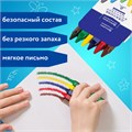 Восковые мелки трехгранные утолщенные BRAUBERG "АКАДЕМИЯ", НАБОР 6 цветов, 227286 227286