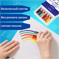 Восковые мелки утолщенные BRAUBERG "АКАДЕМИЯ", НАБОР 6 цветов, на масляной основе, яркие цвета, 227294 227294